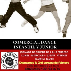 Comercial Dance Infantil y Junior
